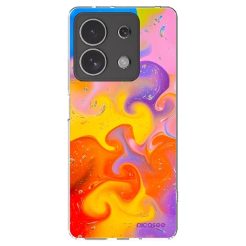 Picasee silikonska prozirna maskica za Xiaomi Redmi Note 13 4G - Bubbles