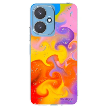 Picasee silikonska prozirna maskica za Xiaomi Redmi 13C 5G - Bubbles