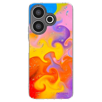 Picasee silikonska prozirna maskica za Xiaomi Redmi 13 4G - Bubbles