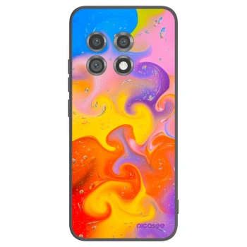 Picasee crna silikonska maskica za OnePlus 11 5G - Bubbles