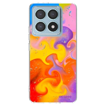 Picasee silikonska prozirna maskica za Xiaomi 14T Pro - Bubbles
