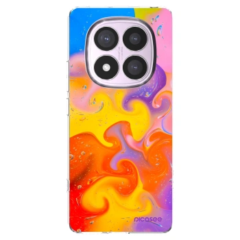 Picasee silikonska prozirna maskica za Xiaomi Redmi Note 14 Pro 5G - Bubbles