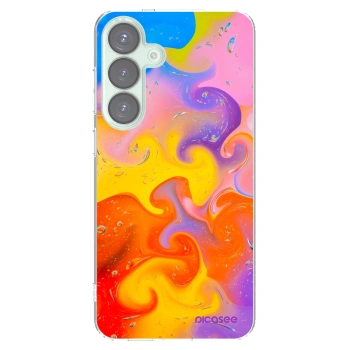 Picasee silikonska prozirna maskica za Samsung Galaxy S25+ 5G - Bubbles