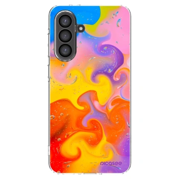 Picasee silikonska prozirna maskica za Samsung Galaxy A36 5G - Bubbles