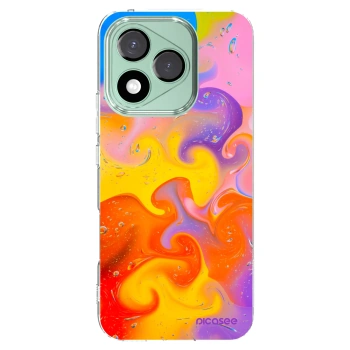 Picasee silikonska prozirna maskica za Honor 400 Lite 5G - Bubbles