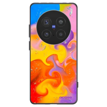Picasee crna silikonska maskica za Vivo X200 Pro - Bubbles