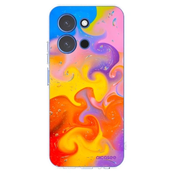 Picasee silikonska prozirna maskica za Xiaomi Redmi 15C 4G - Bubbles
