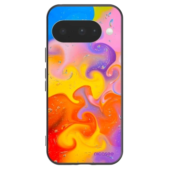 Picasee crna silikonska maskica za Google Pixel 10 - Bubbles