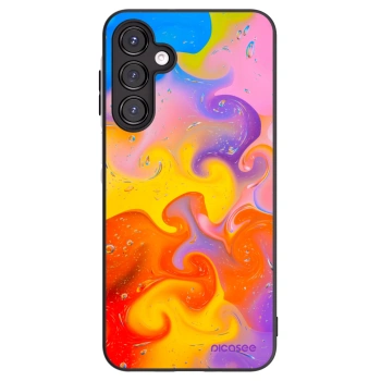 Picasee crna silikonska maskica za Samsung Galaxy A16 4G - Bubbles