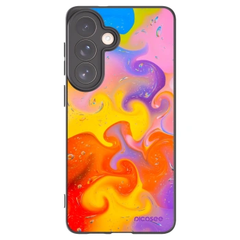 Picasee crna silikonska maskica za Samsung Galaxy S26+ - Bubbles
