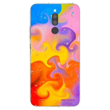 Picasee silikonska prozirna maskica za Xiaomi Redmi 8 - Bubbles