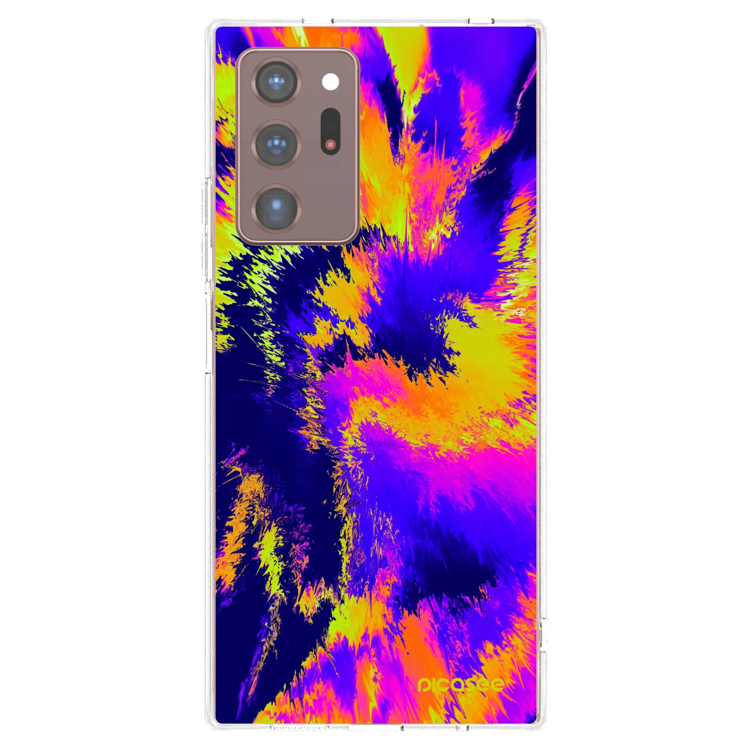Picasee silikonska prozirna maskica za Samsung Galaxy Note 20 Ultra - Burn