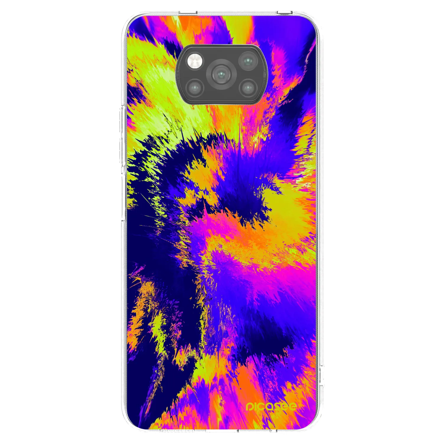 Picasee crna silikonska maskica za Xiaomi Poco X3 - Burn