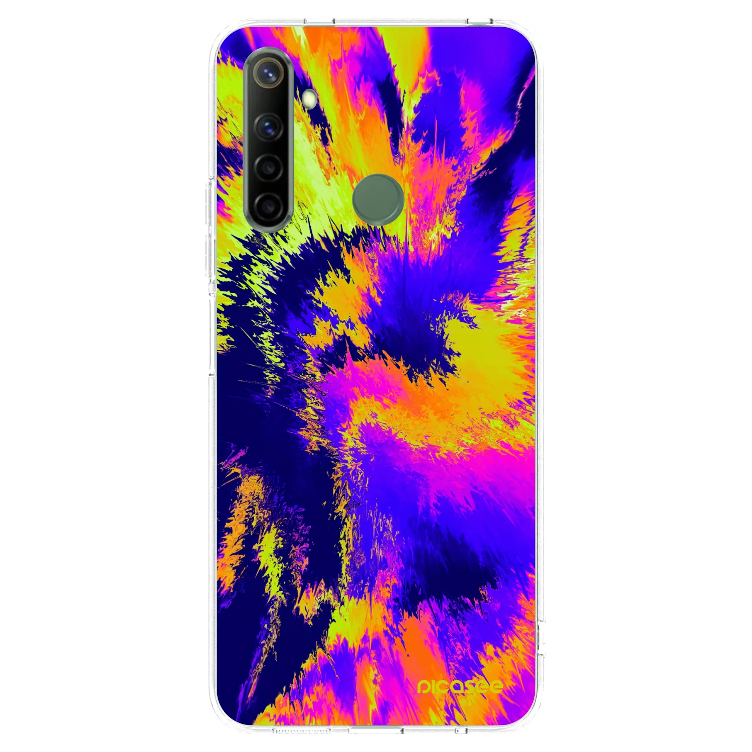 Picasee silikonska prozirna maskica za Realme 6i - Burn