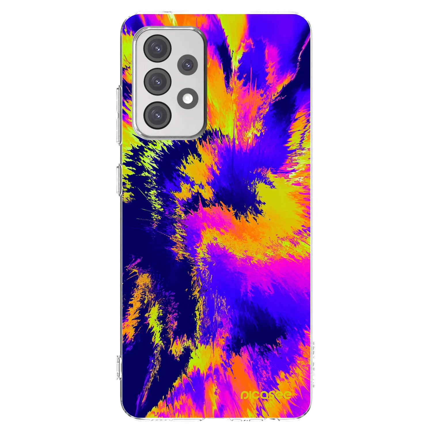 Picasee silikonska prozirna maskica za Samsung Galaxy A52 5G A525F - Burn