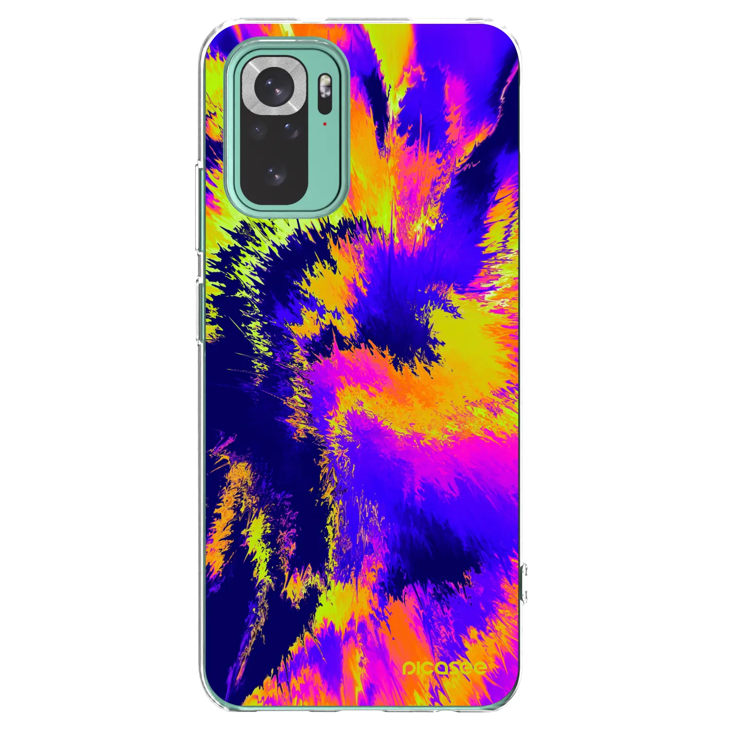 Picasee silikonska prozirna maskica za Xiaomi Redmi Note 10 Pro - Burn