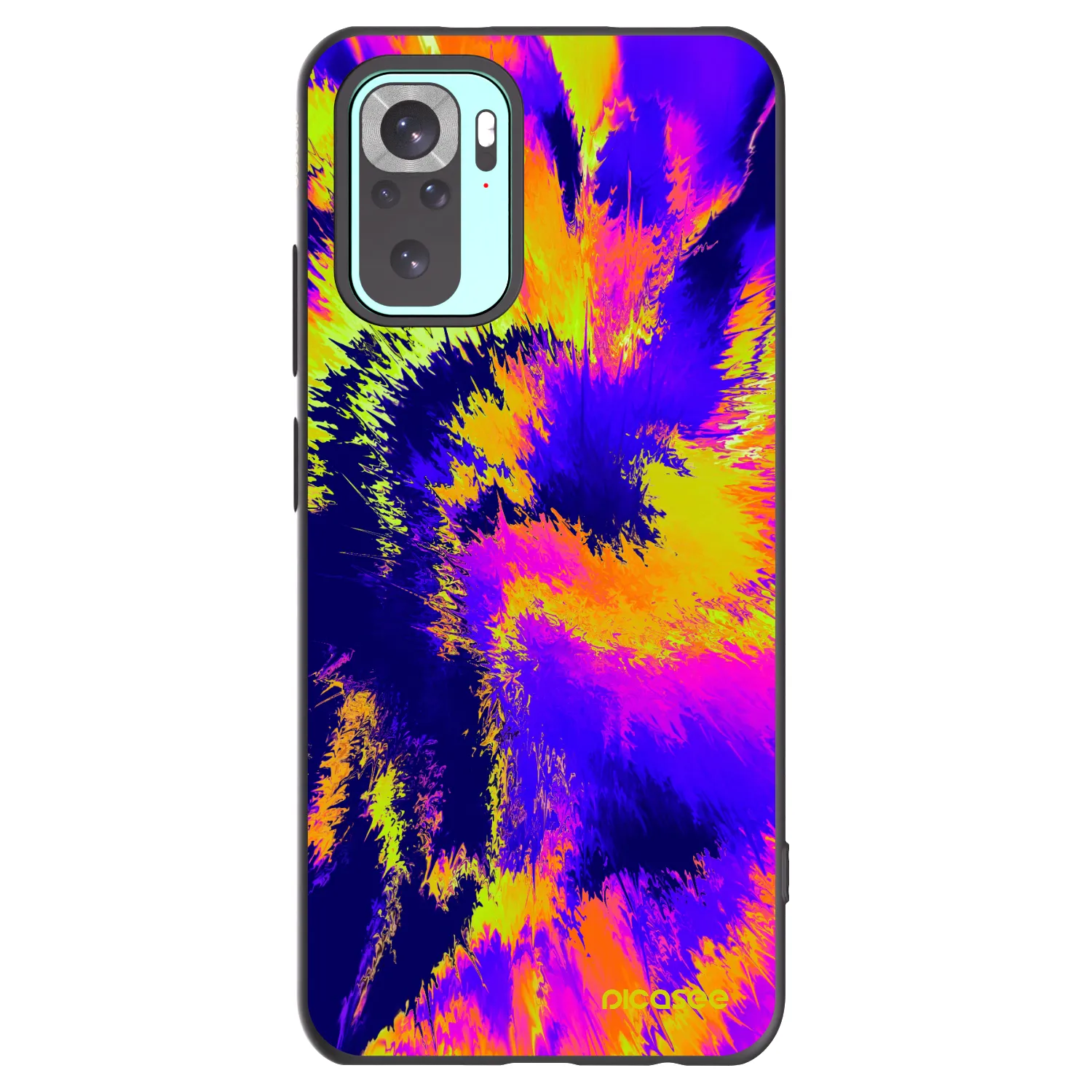Picasee crna silikonska maskica za Xiaomi Redmi Note 10 Pro - Burn