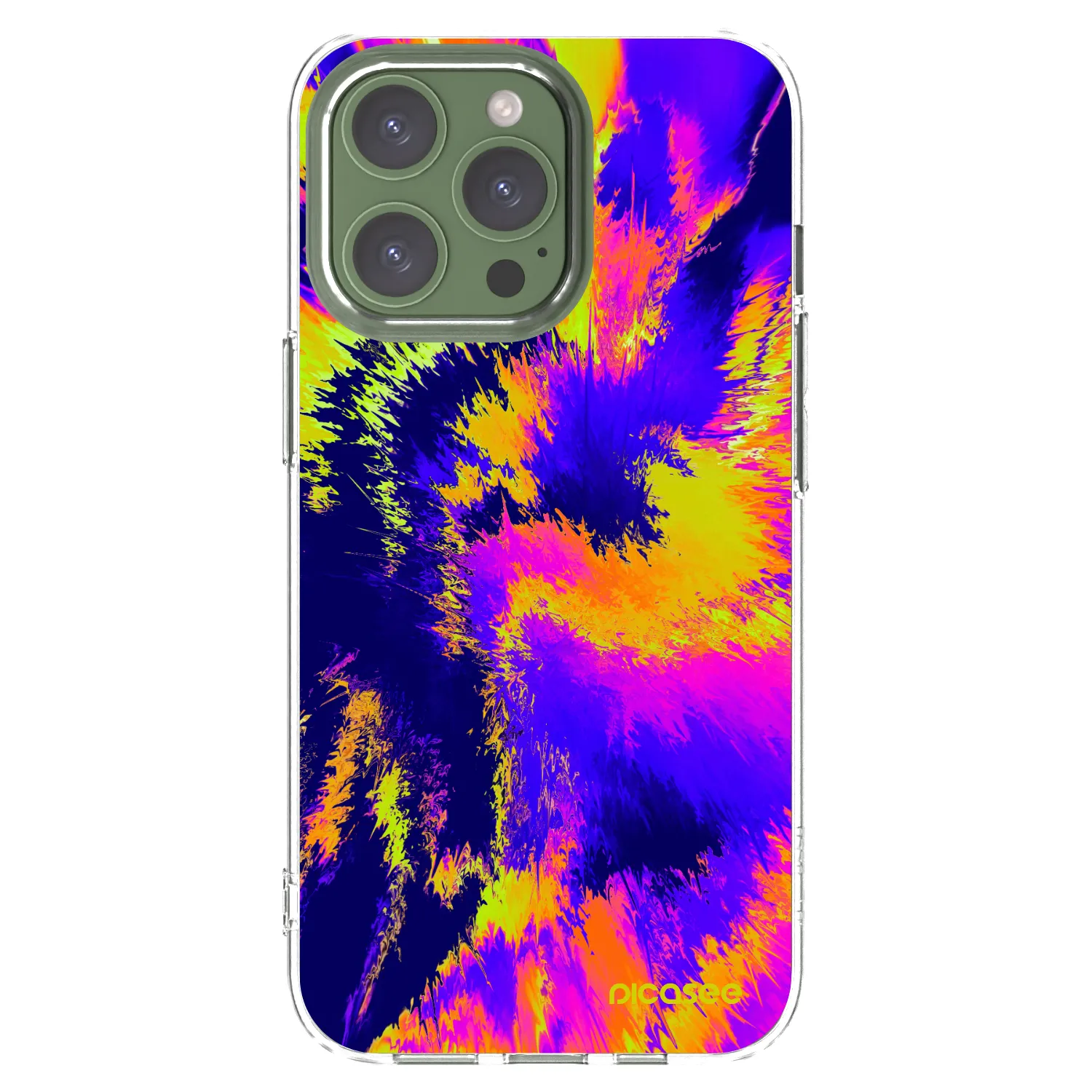 Picasee silikonska prozirna maskica za Apple iPhone 13 Pro - Burn
