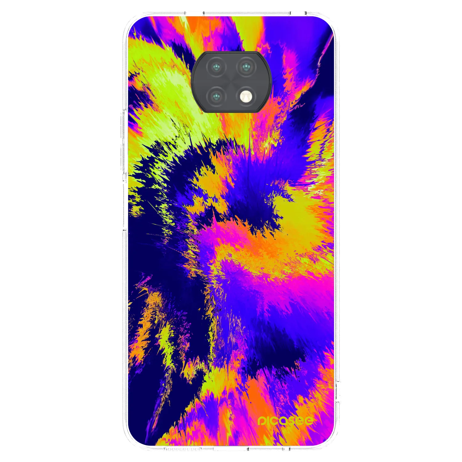 Picasee silikonska prozirna maskica za Xiaomi Redmi Note 9T - Burn