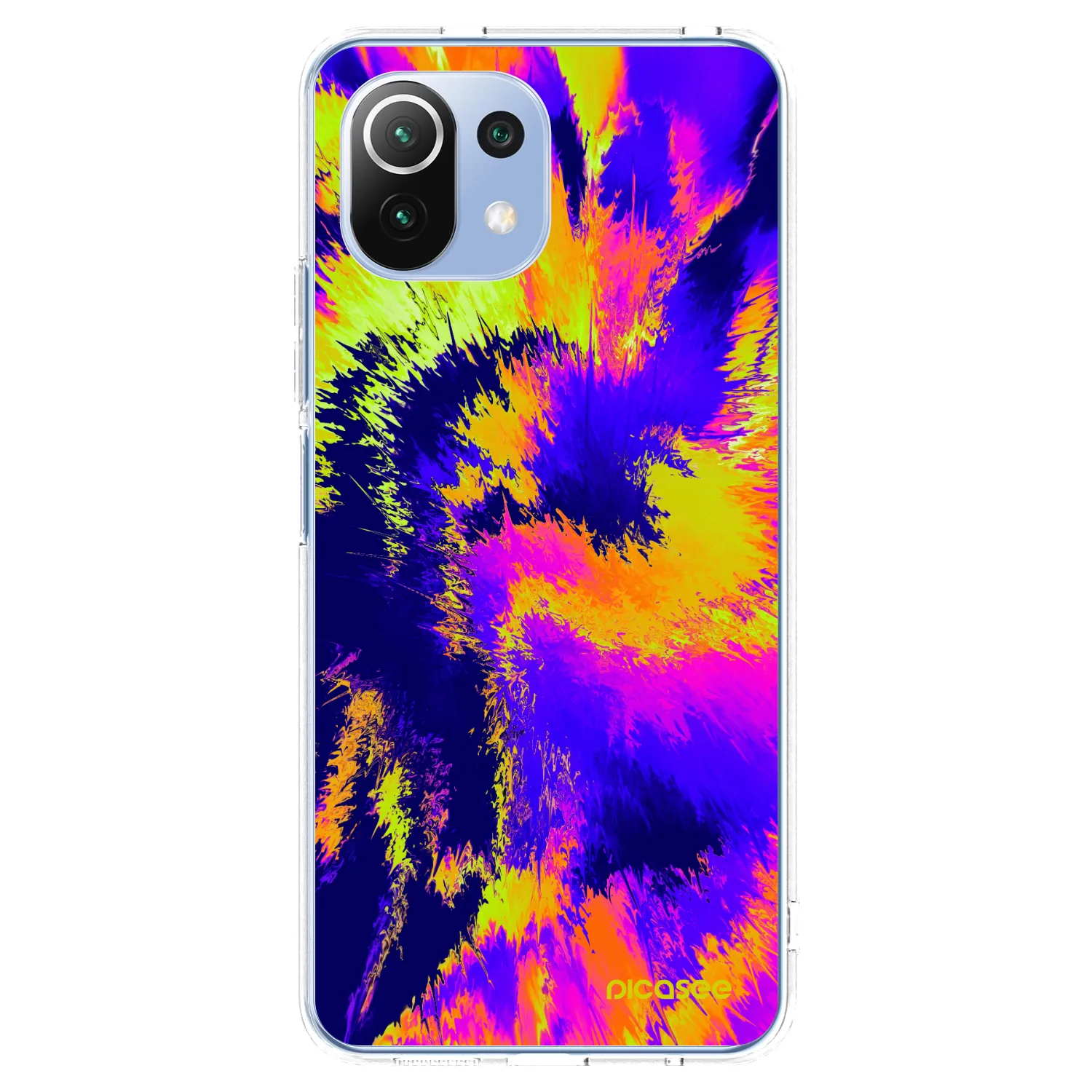 Picasee silikonska prozirna maskica za Xiaomi 11 Lite 5G NE - Burn