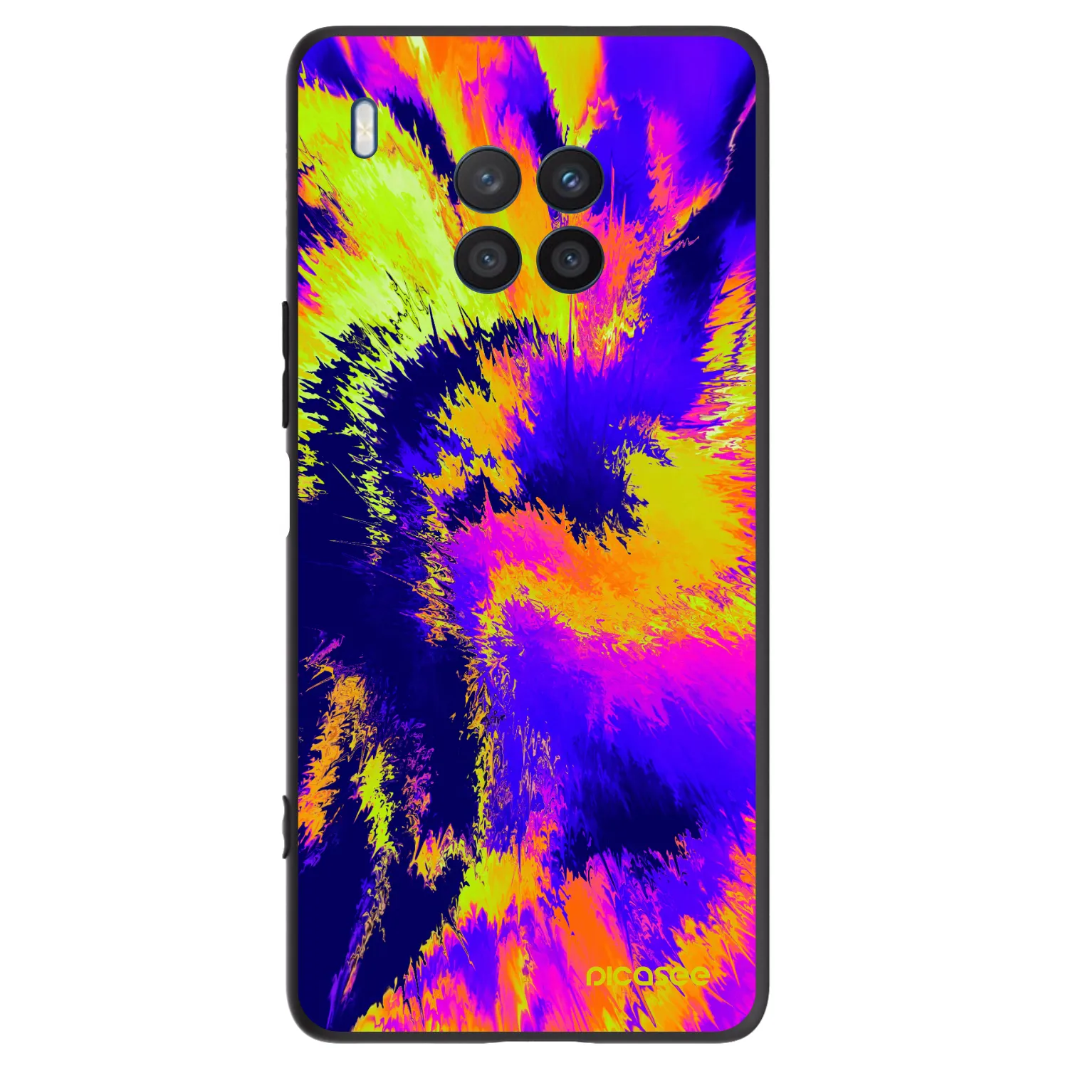 Picasee crna silikonska maskica za Honor 50 Lite - Burn