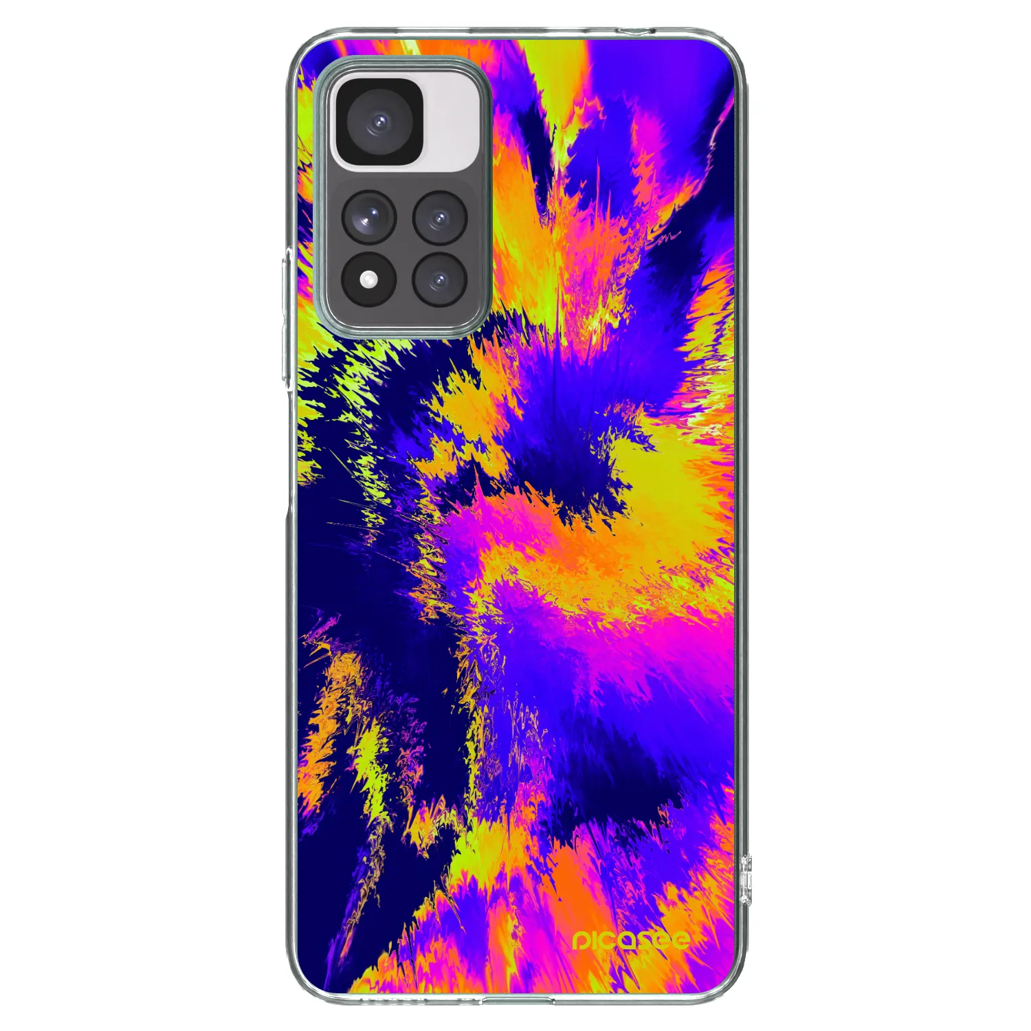 Picasee silikonska prozirna maskica za Xiaomi Redmi Note 11 Pro+ 5G - Burn