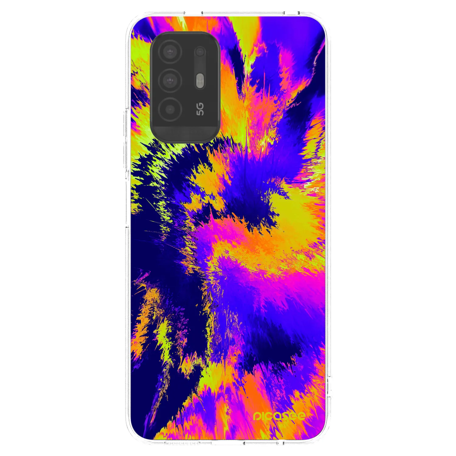 Picasee silikonska prozirna maskica za OPPO A94 5G - Burn