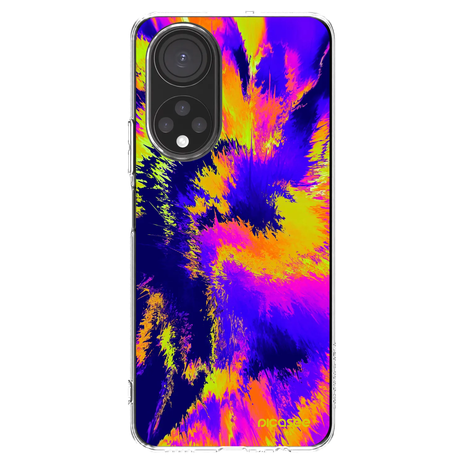 Picasee silikonska prozirna maskica za Honor X7 - Burn