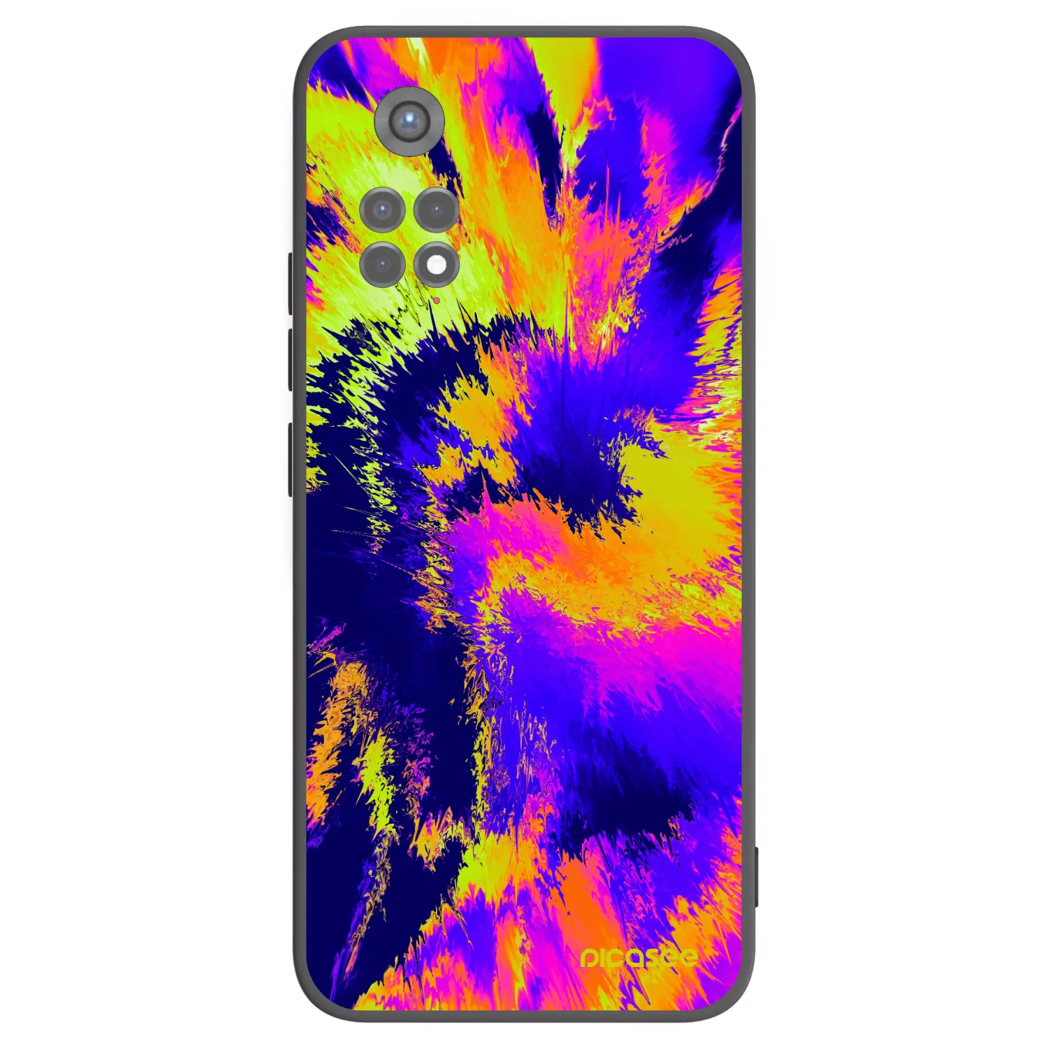 Picasee crna silikonska maskica za Xiaomi Redmi Note 11S 5G - Burn
