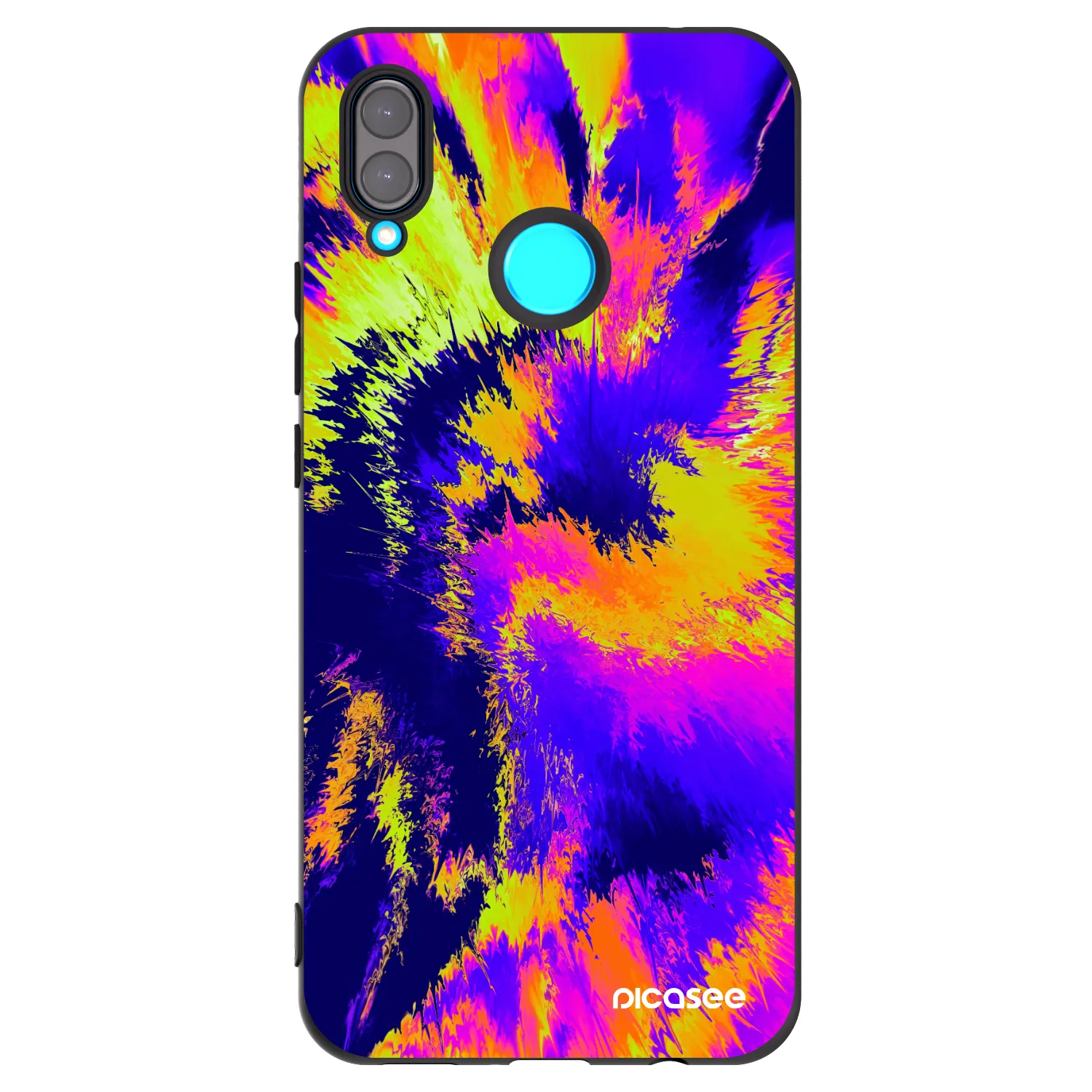 Picasee crna silikonska maskica za Huawei Nova 3 - Burn