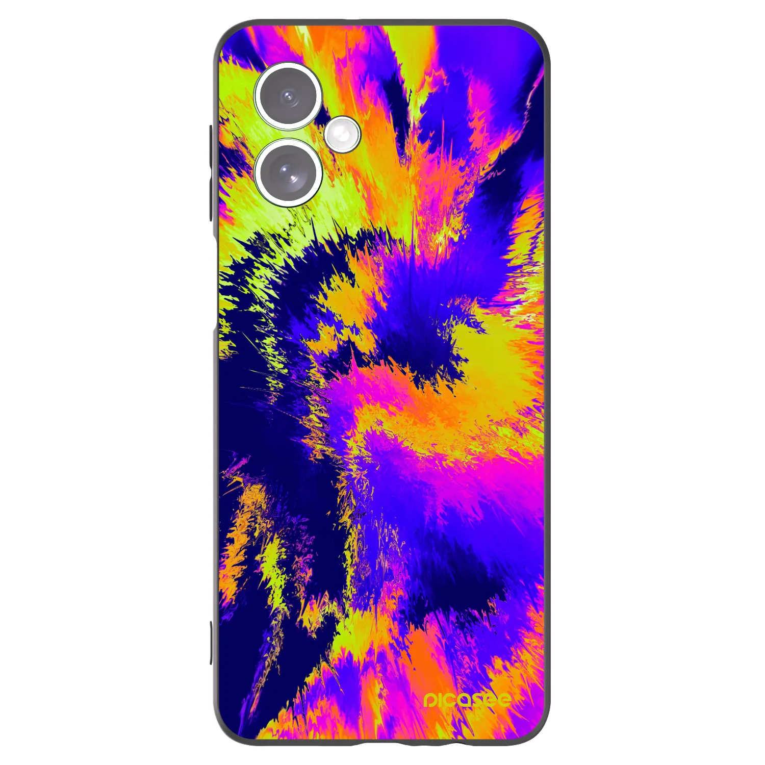 Picasee crna silikonska maskica za Motorola Moto G54 5G - Burn