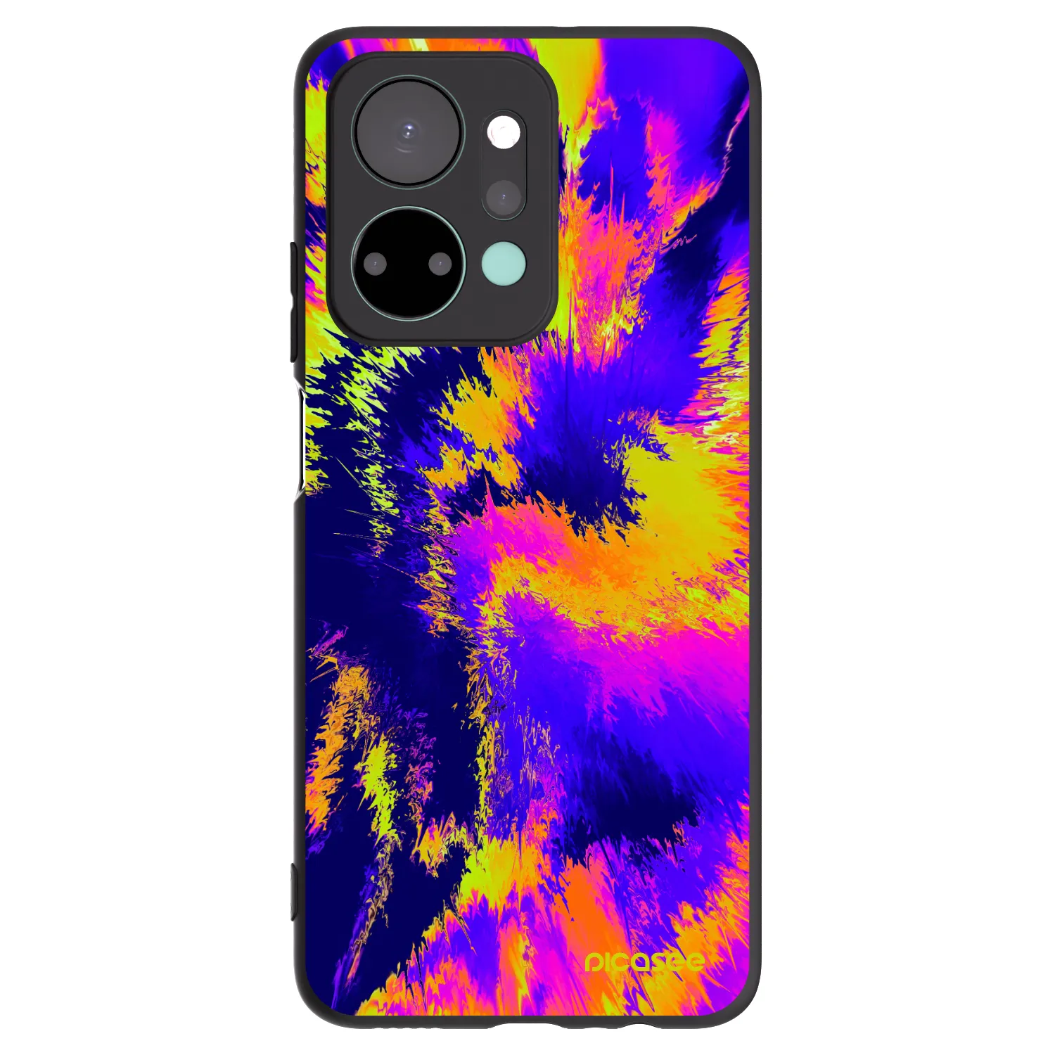 Picasee crna silikonska maskica za Honor X7a - Burn