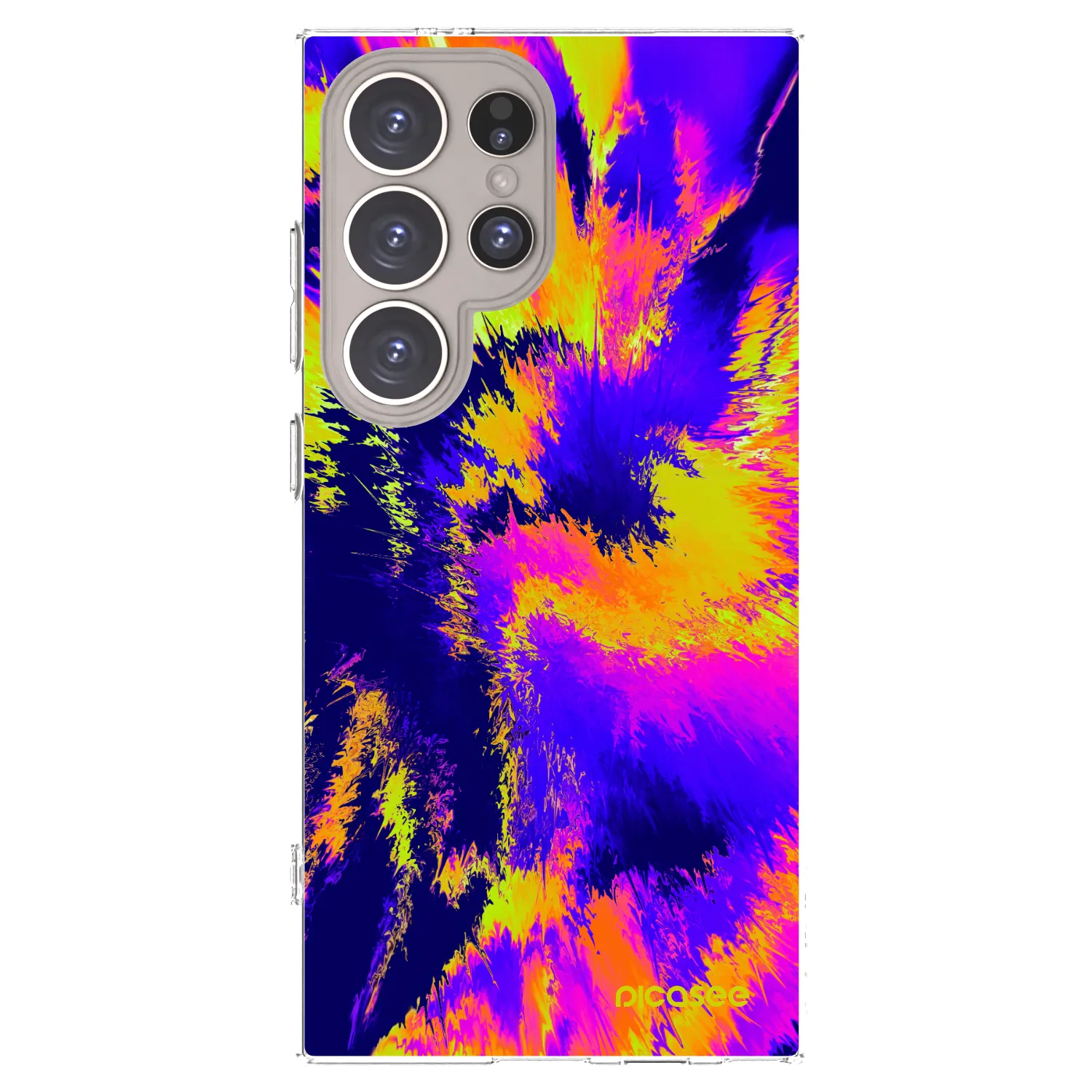 Picasee silikonska prozirna maskica za Samsung Galaxy S24 Ultra S928B 5G - Burn