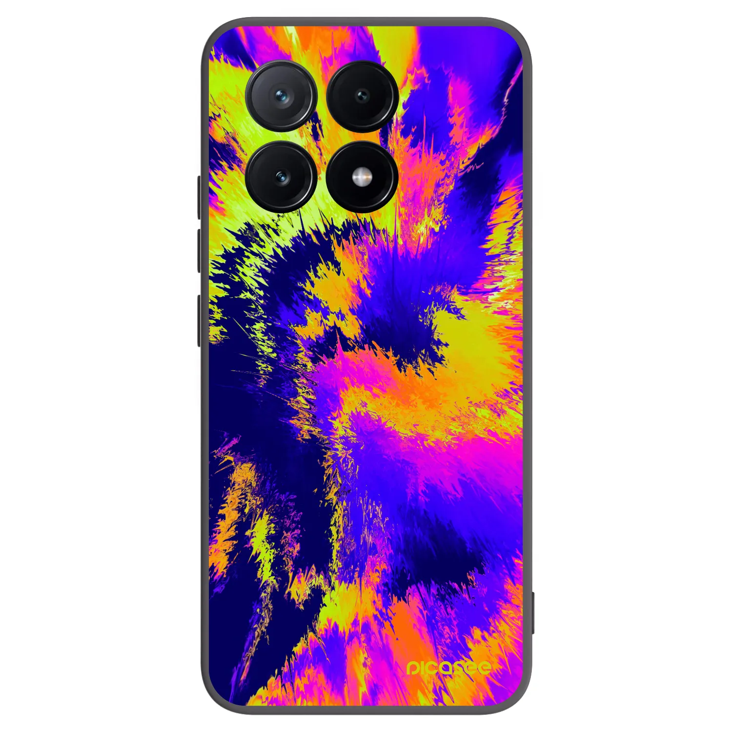 Picasee crna silikonska maskica za Xiaomi Poco X6 Pro - Burn