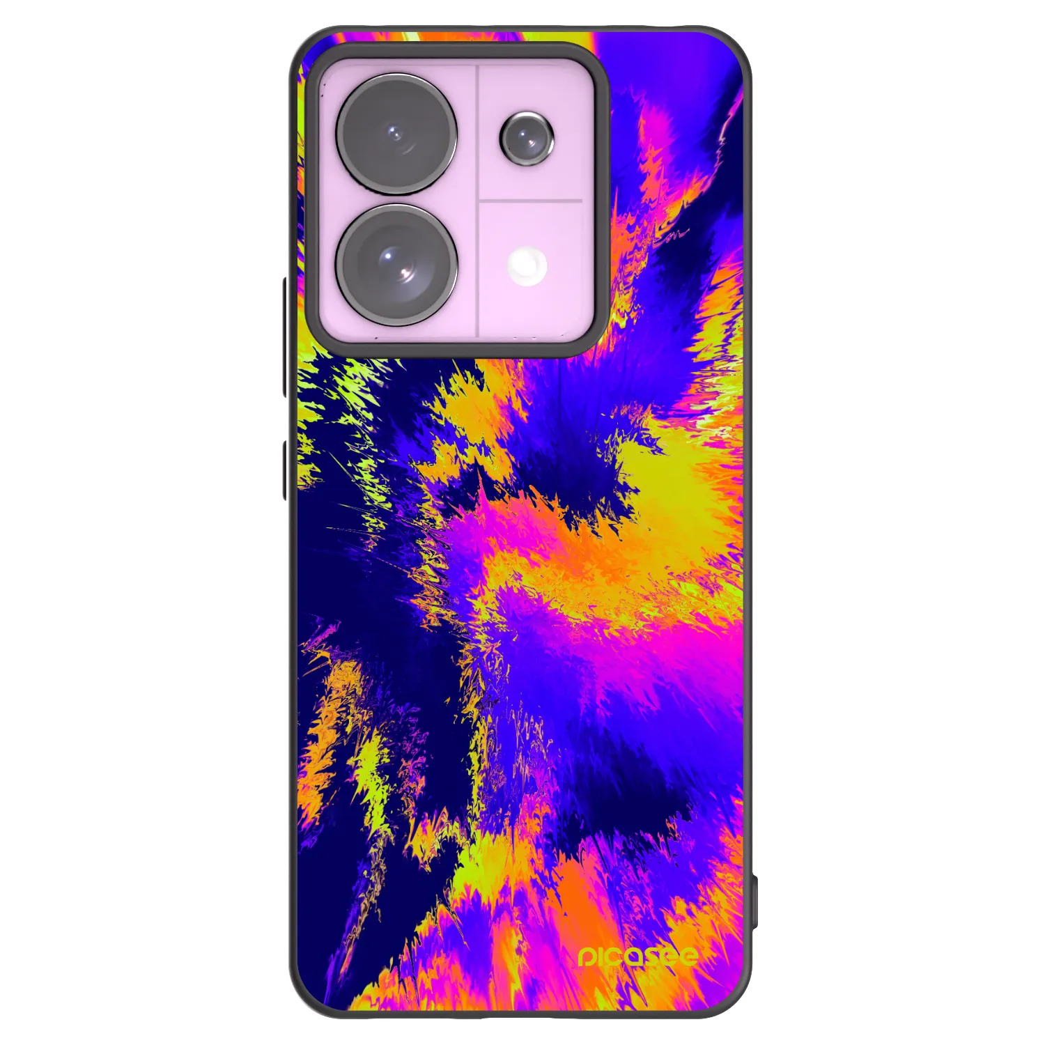 Picasee crna silikonska maskica za Xiaomi Redmi Note 13 Pro 5G - Burn