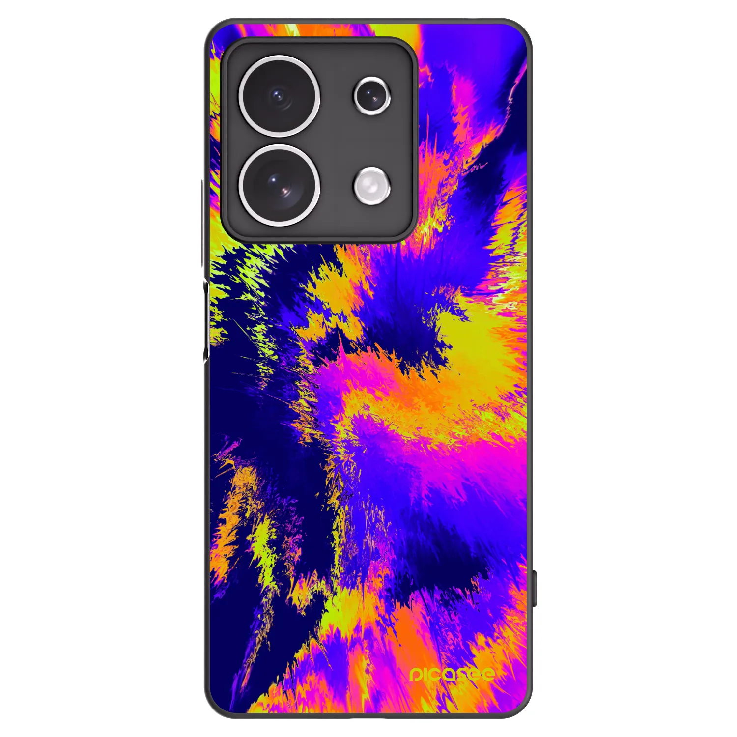 Picasee crna silikonska maskica za Xiaomi Redmi Note 13 4G - Burn