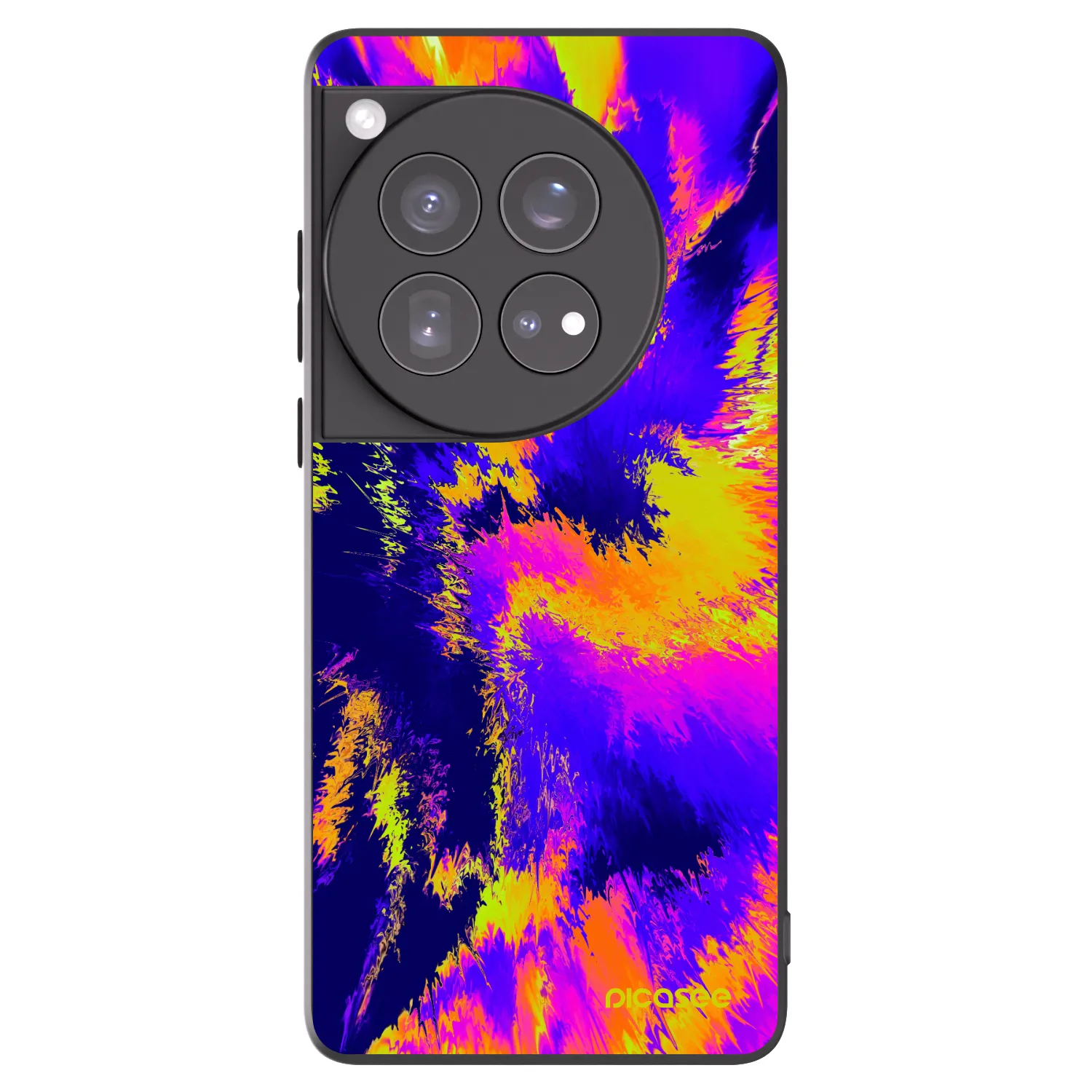 Picasee crna silikonska maskica za OnePlus 12 5G - Burn