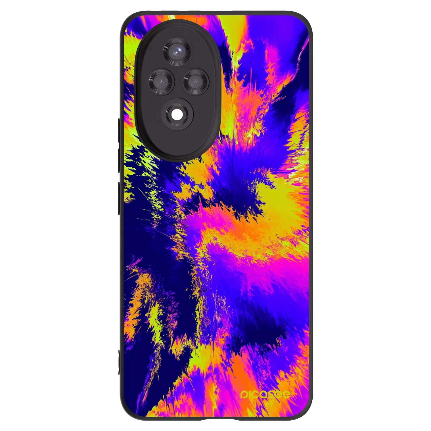 Picasee crna silikonska maskica za Honor 200 Pro 5G - Burn