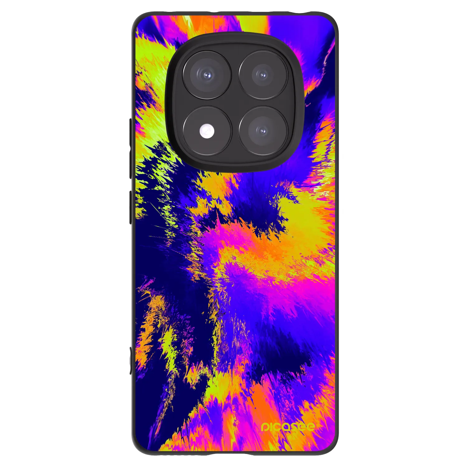Picasee crna silikonska maskica za Xiaomi Redmi Note 14 Pro 5G - Burn
