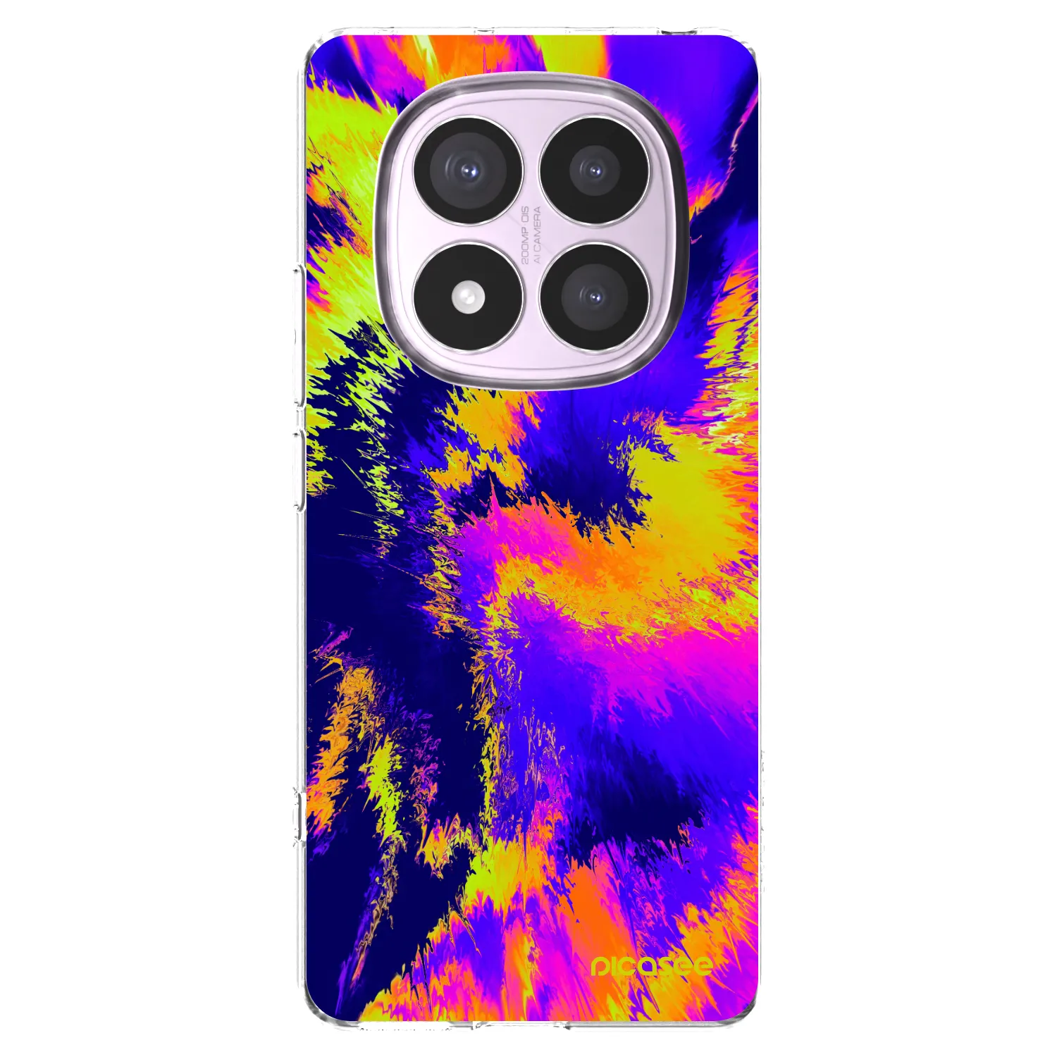 Picasee silikonska prozirna maskica za Xiaomi Redmi Note 14 Pro 5G - Burn