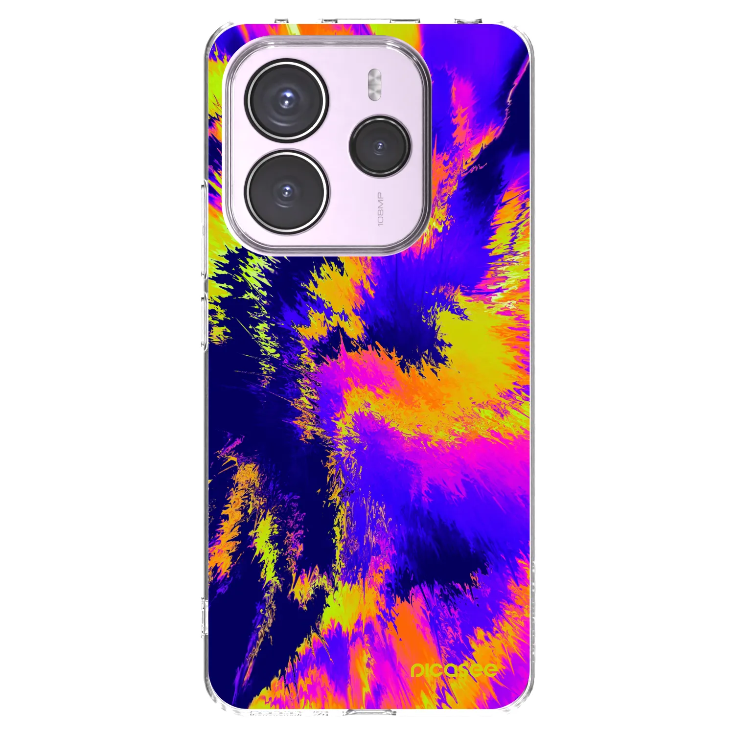 Picasee silikonska prozirna maskica za Xiaomi Redmi Note 14 5G - Burn