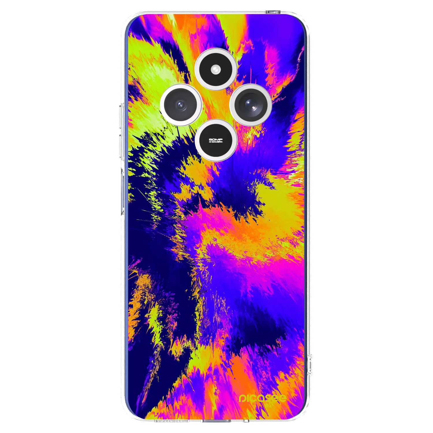 Picasee silikonska prozirna maskica za Xiaomi Redmi 14C - Burn