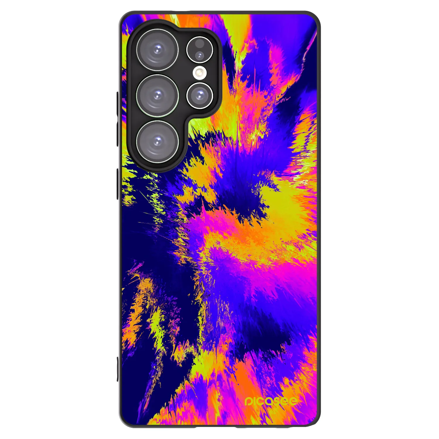 Picasee crna silikonska maskica za Samsung Galaxy S25 Ultra 5G - Burn