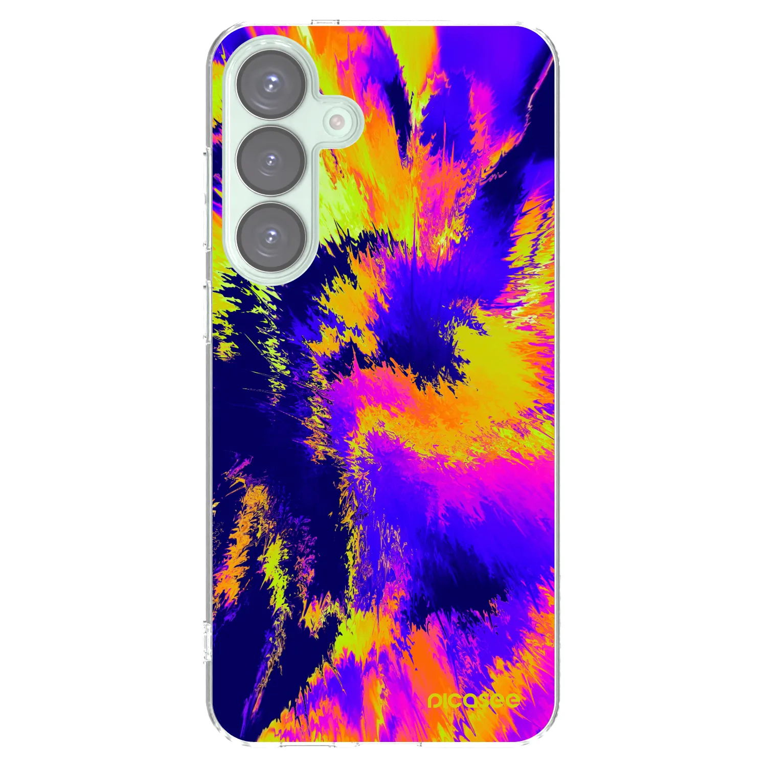 Picasee silikonska prozirna maskica za Samsung Galaxy S25+ 5G - Burn