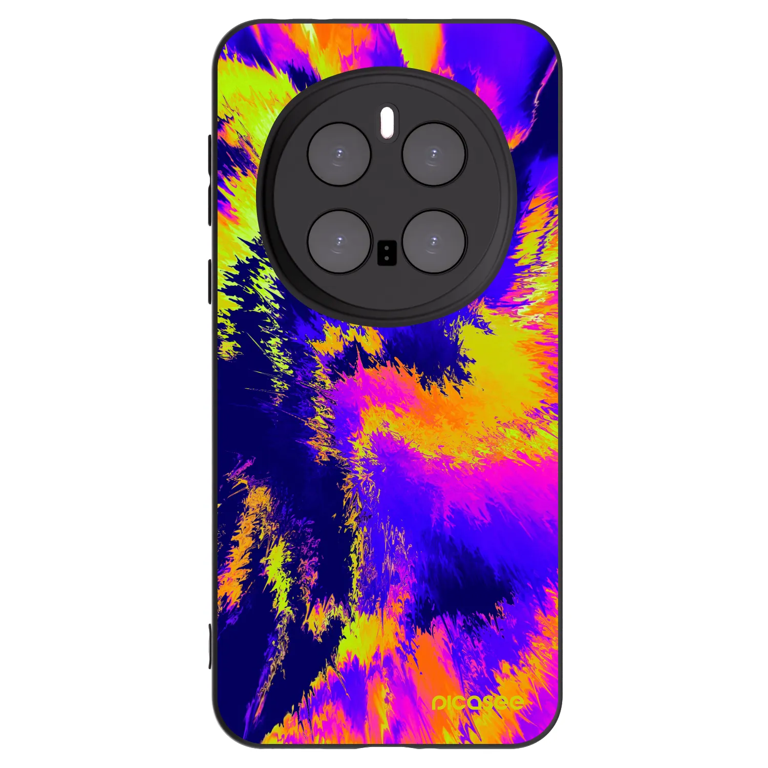 Picasee crna silikonska maskica za Honor Magic7 Pro 5G - Burn