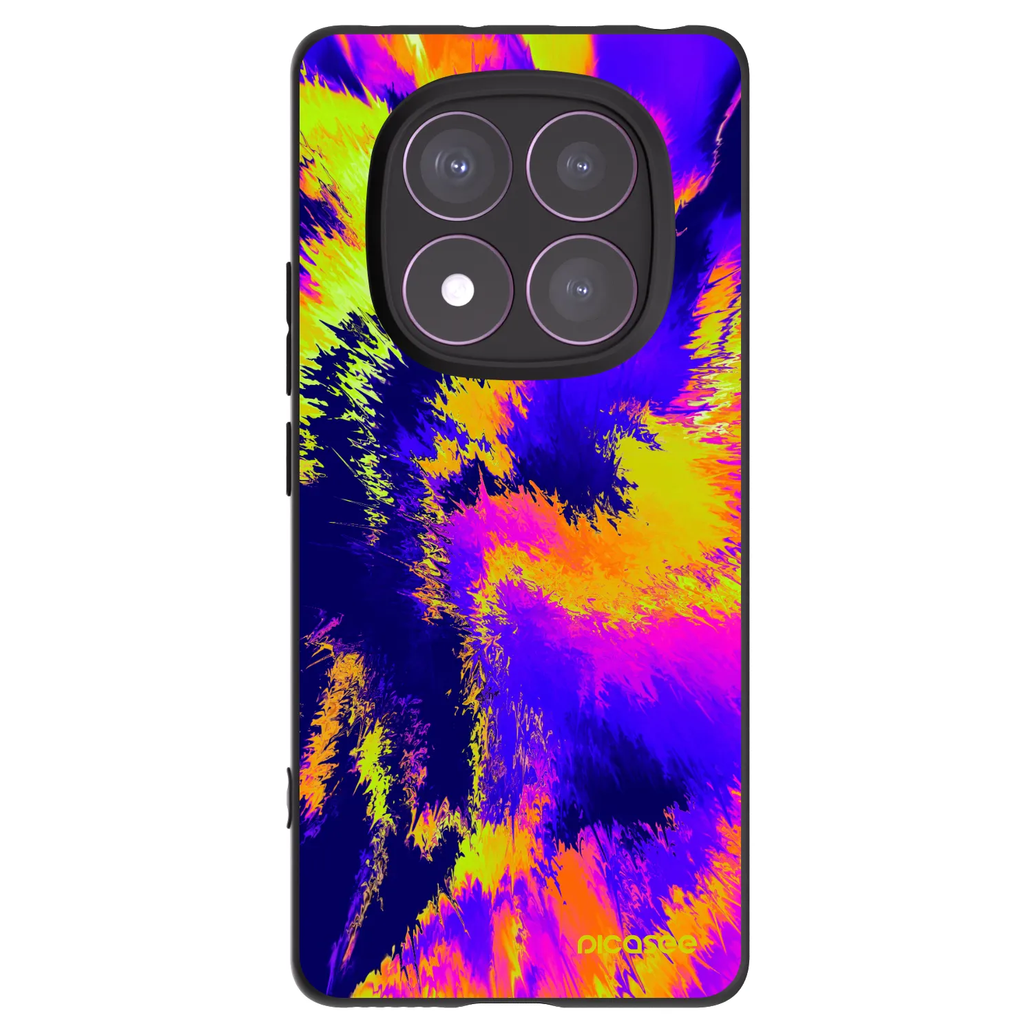 Picasee crna silikonska maskica za Xiaomi Redmi Note 14 Pro 4G - Burn