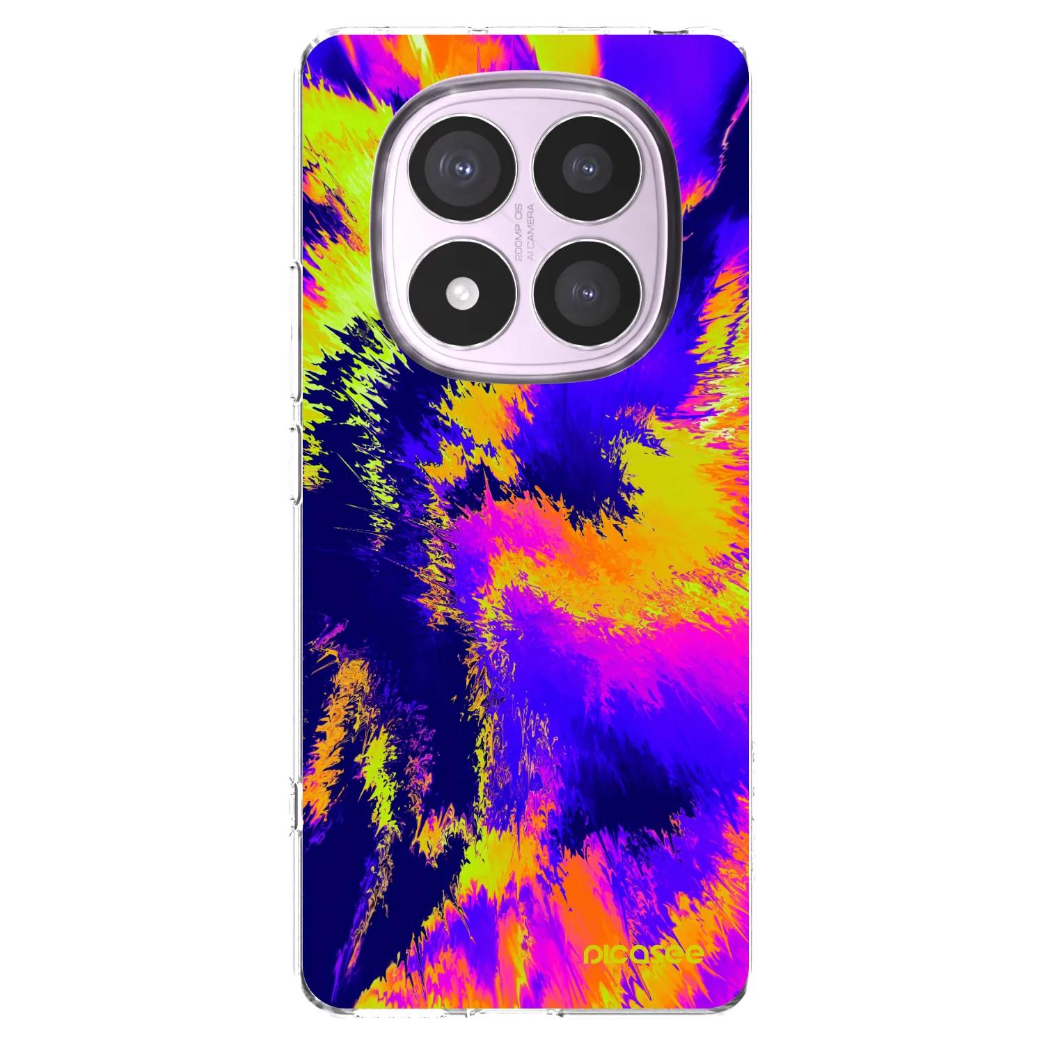 Picasee silikonska prozirna maskica za Xiaomi Redmi Note 14 Pro 4G - Burn
