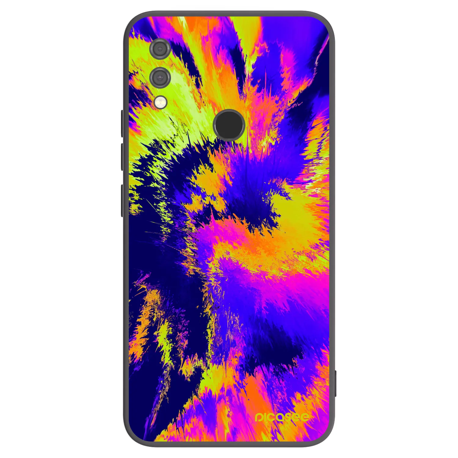 Picasee crna silikonska maskica za Xiaomi Redmi Note 7 - Burn