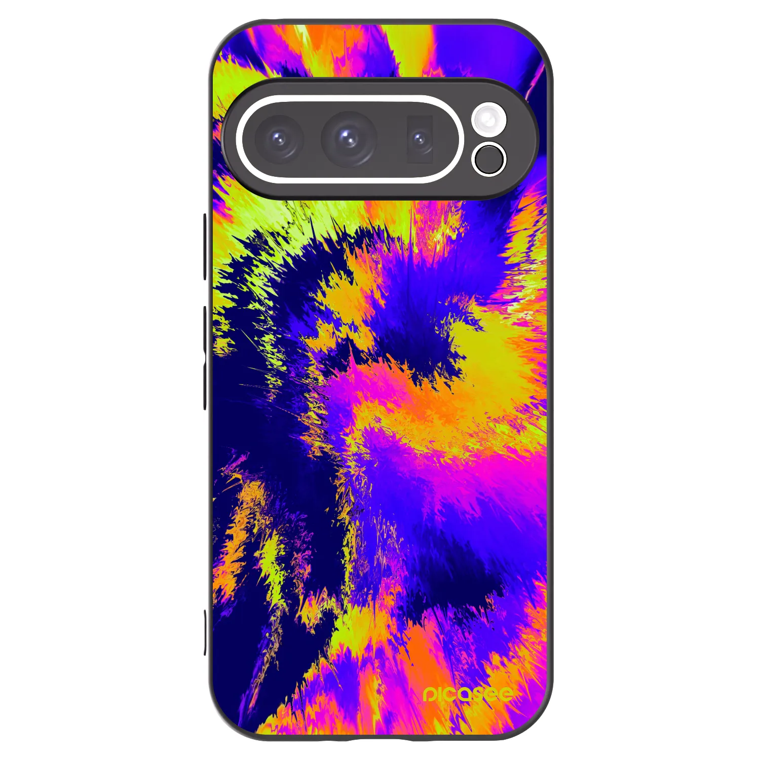 Picasee crna silikonska maskica za Google Pixel 9 Pro - Burn