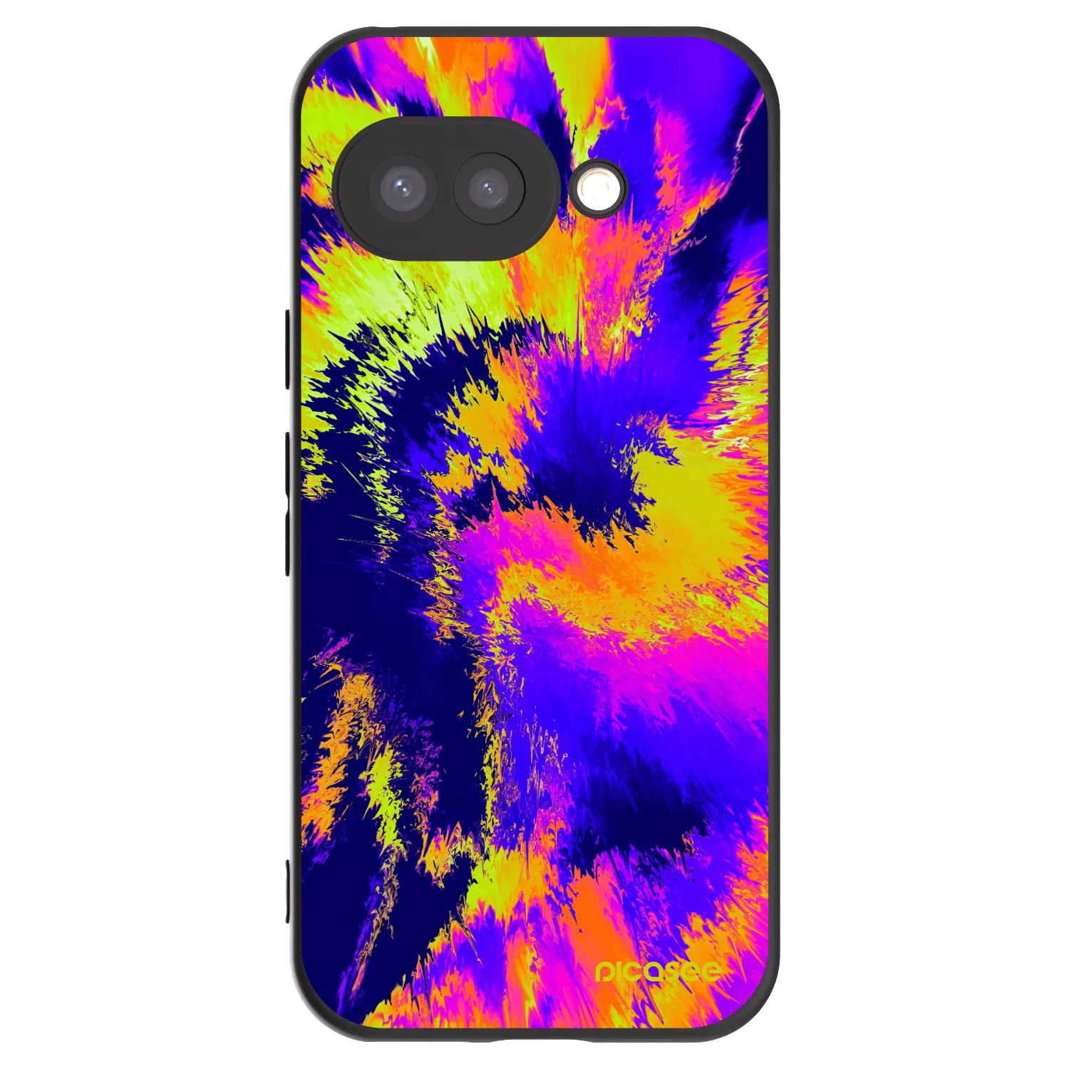 Picasee crna silikonska maskica za Google Pixel 9a - Burn
